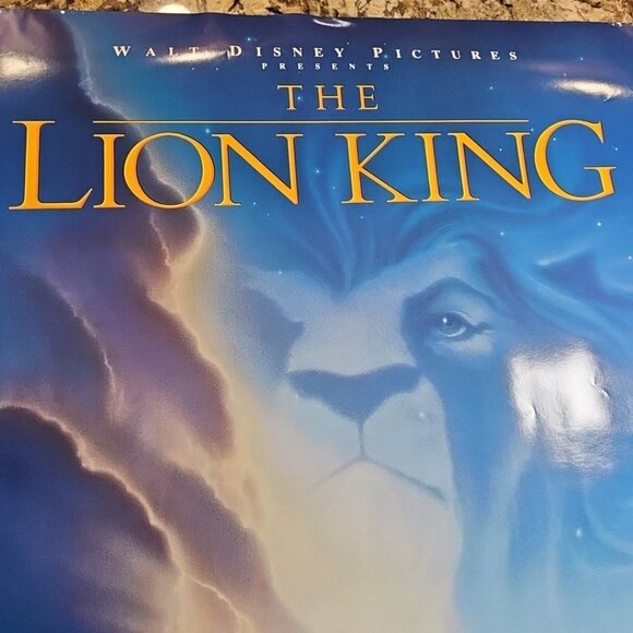 THE LION KING (1994) 2 Sided Original Movie Theate Poster ROLLED 27” x 40” 90’s - Picture 8 of 16